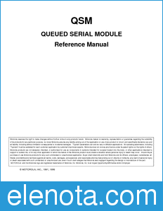 Motorola QSMRM datasheet