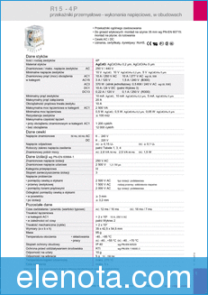 RELPOL R15-4P datasheet