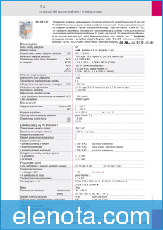 RELPOL R4 6A/250V AC datasheet