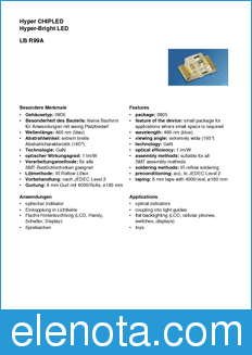 Infineon R99A datasheet