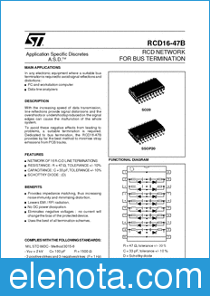STMicroelectronics RCD16-47B6 datasheet