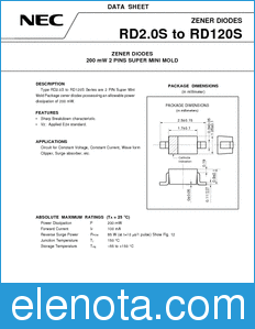 NEC RD2.0S datasheet