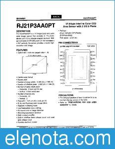 Sharp RJ21P3AA0PT datasheet