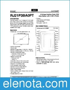 Sharp RJ21P3BA0PT datasheet