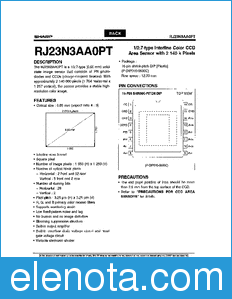 Sharp RJ23N3AA0PT datasheet