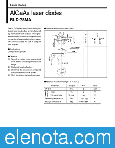 Rohm RLD-78MA datasheet