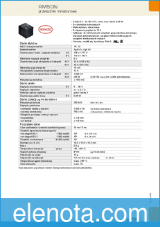 RELPOL RM50N datasheet