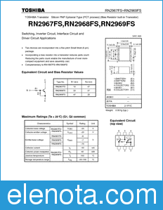 Toshiba RN2967FS datasheet