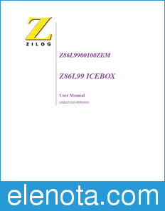 Zilog ROM datasheet
