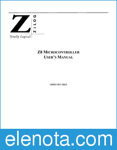 Zilog ROMless datasheet