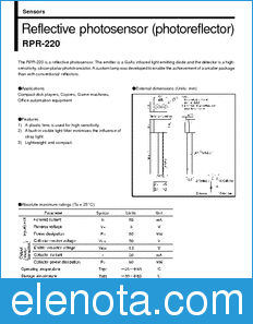 Rohm RPR-220 datasheet