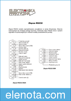 nieznany RS232 datasheet