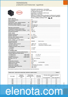 RELPOL RSM954N datasheet