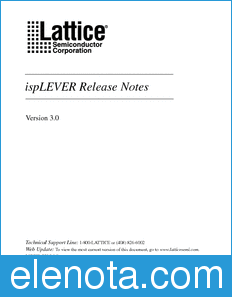 Lattice Release datasheet