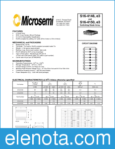 Microsemi S16-4148 datasheet