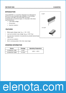Samsung S1A0497X01 datasheet