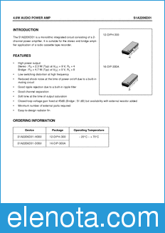 Samsung S1A2206D01 datasheet
