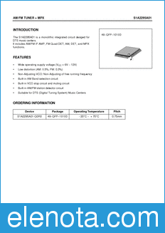 Samsung S1A2295A01 datasheet