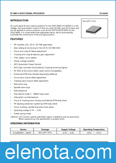 Samsung S1L9225 datasheet