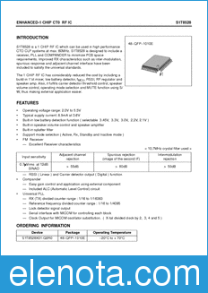 Samsung S1T8528X01 datasheet