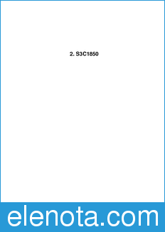 Samsung S3C1850 datasheet