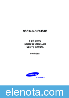 Samsung S3C9454B datasheet
