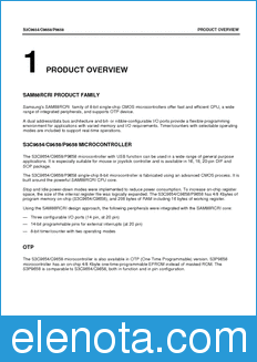 Samsung S3C9654 datasheet