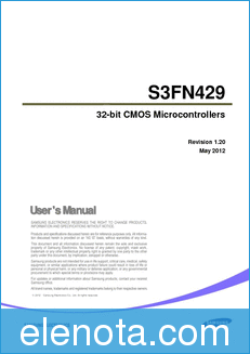 Samsung S3FN429 datasheet