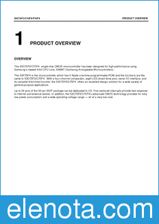 Samsung S3P70F4 datasheet