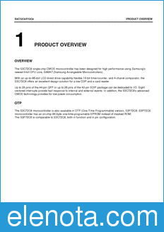 Samsung S3P72C8 datasheet