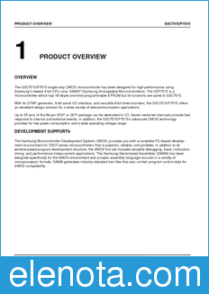 Samsung S3P7515 datasheet