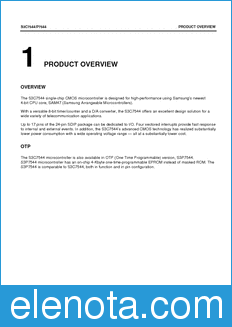 Samsung S3P7544 datasheet
