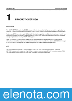 Samsung S3P7565 datasheet