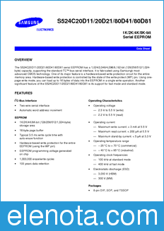 Samsung S524C20D11 datasheet