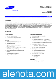 Samsung S524L50X51-DCB0 datasheet