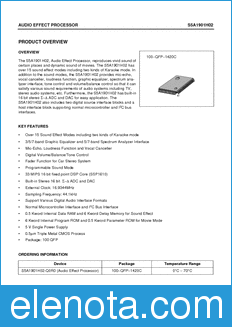 Samsung S5A1901H02 datasheet