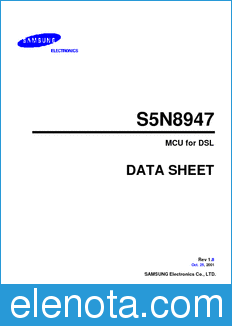 Samsung S5N8947 datasheet