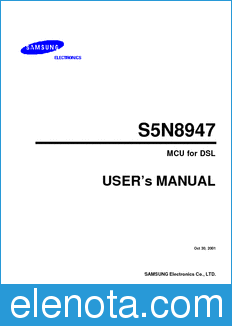 Samsung S5N8947 datasheet