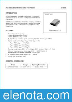 Samsung S5T8808X01 datasheet