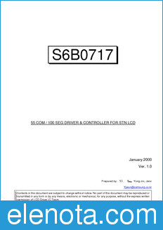 Samsung S6B0717 datasheet