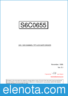 Samsung S6C0655 datasheet