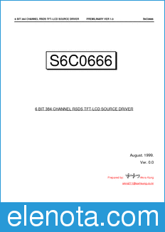 Samsung S6C0666 datasheet