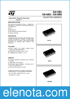 STMicroelectronics SA16B3 datasheet