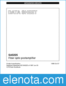 Philips SA5225 datasheet