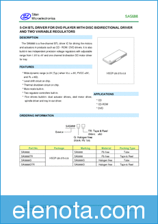 Silan Microelectronics SA5888 datasheet