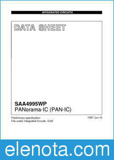 Philips SAA4995WP datasheet