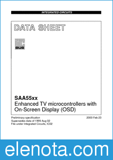 Philips SAA5530 datasheet