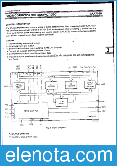 Linear Lsi SAA7020 datasheet