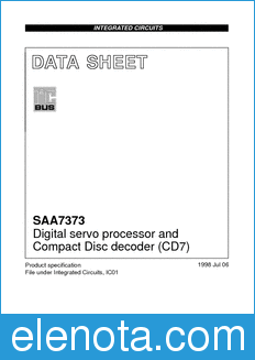 Philips SAA7373 datasheet