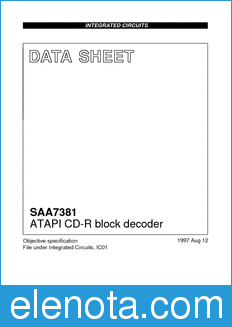 Philips SAA7381 datasheet